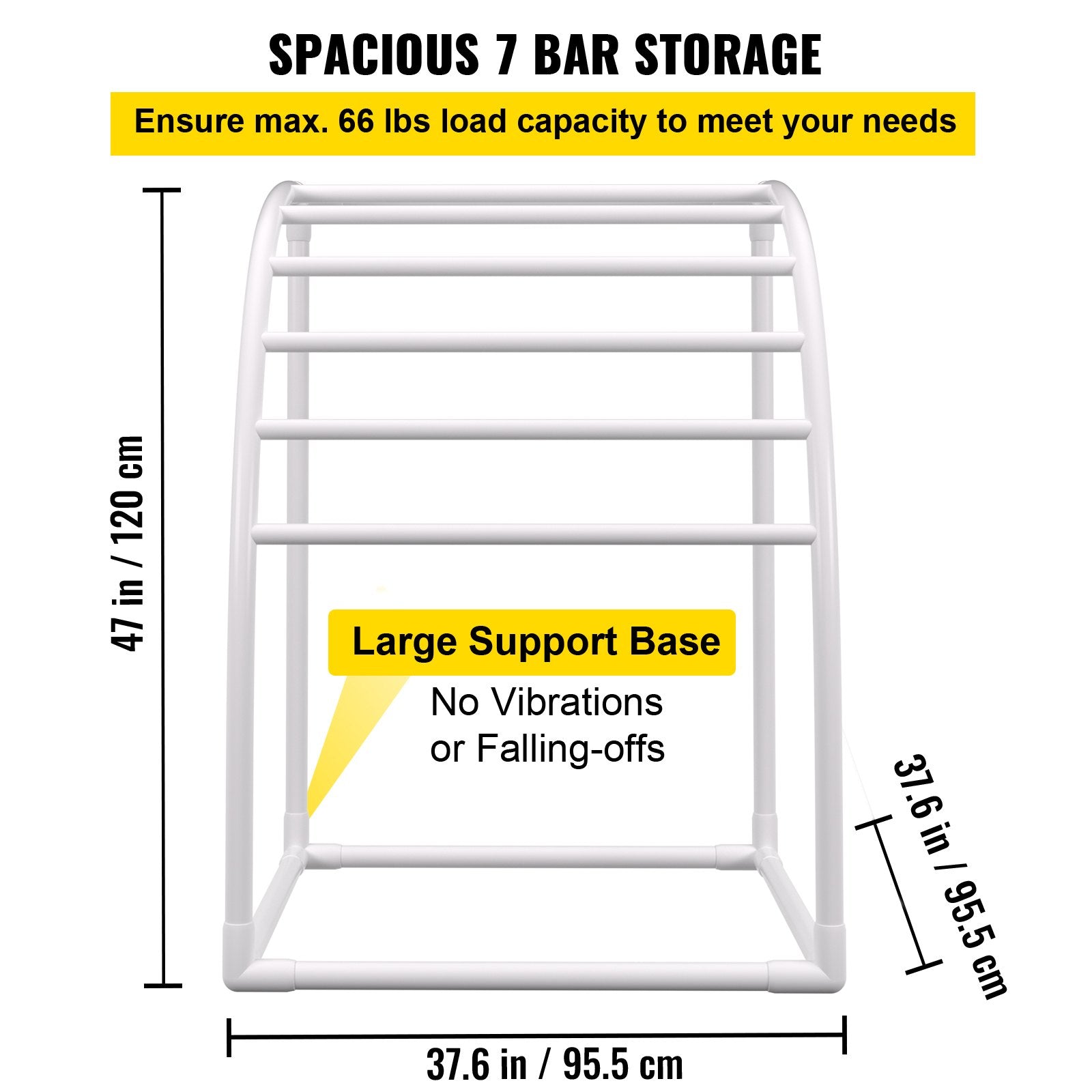 Outdoor Towel Rack Pool Towel Rack 7 Bar Curved White Freestanding Patio V952-MJJBSSXGBDDW79AY5V0