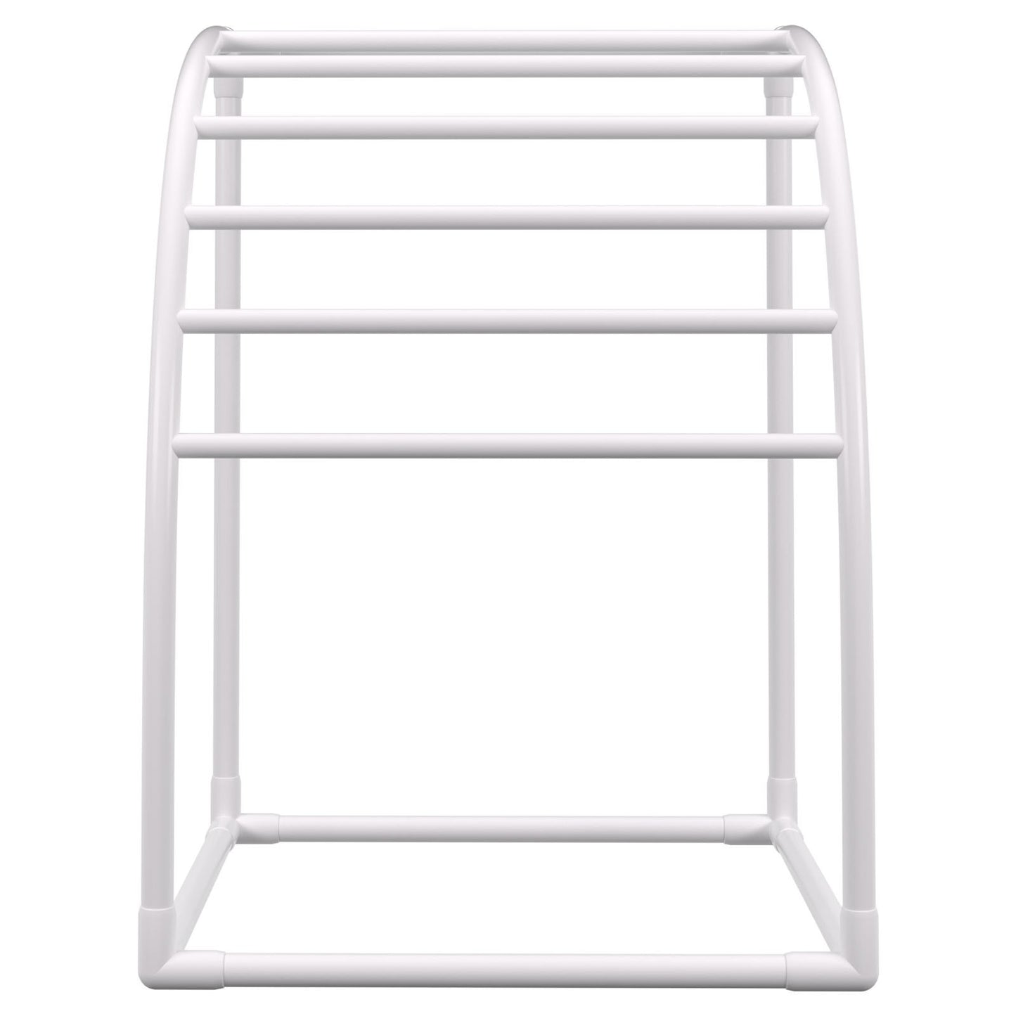 Outdoor Towel Rack Pool Towel Rack 7 Bar Curved White Freestanding Patio V952-MJJBSSXGBDDW79AY5V0