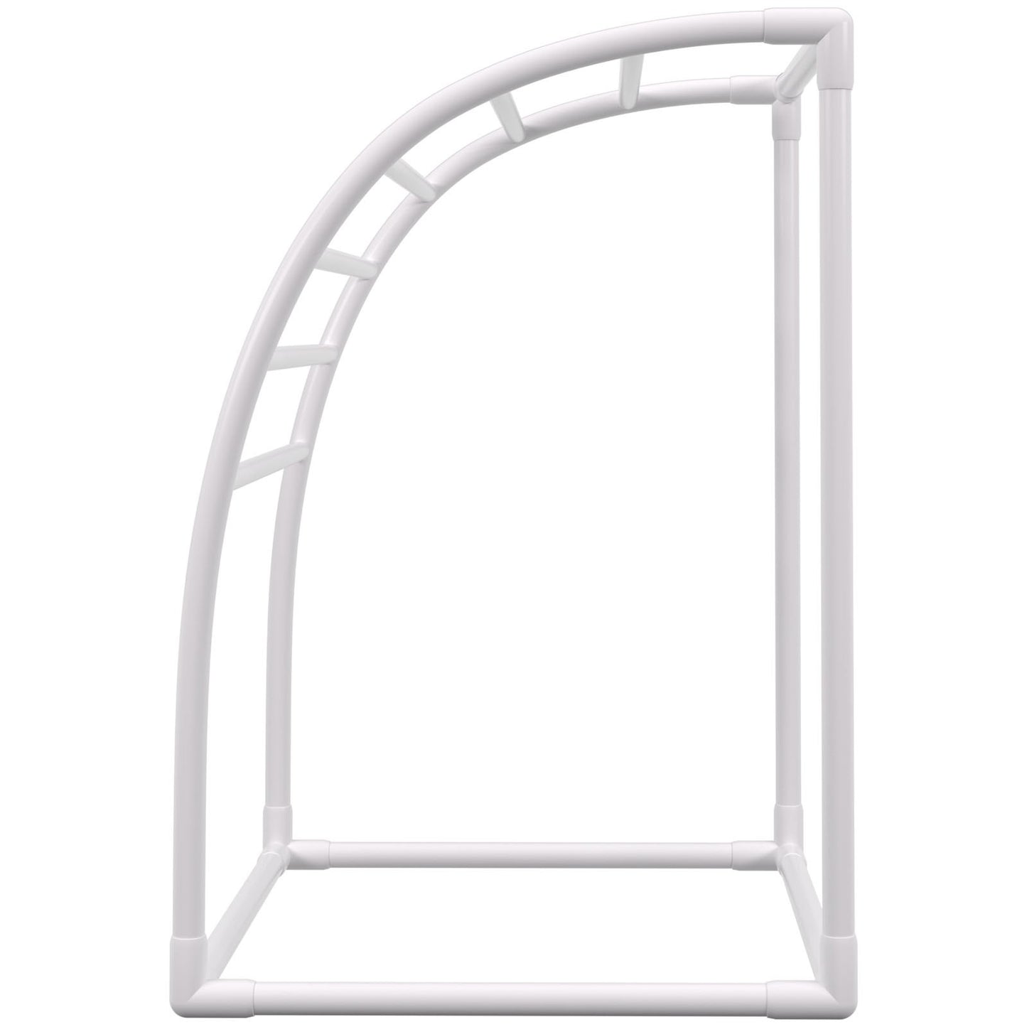Outdoor Towel Rack Pool Towel Rack 7 Bar Curved White Freestanding Patio V952-MJJBSSXGBDDW79AY5V0