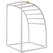 Outdoor Towel Rack Pool Towel Rack 7 Bar Curved White Freestanding Patio V952-MJJBSSXGBDDW79AY5V0