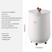 Towel Warmer Bucket, 20L Large Towel Warmer for Bathroom, Auto Shut Off Towel Heater with 4-Level Timer Fits V952-MJJRTBS20LZSPPM89V3