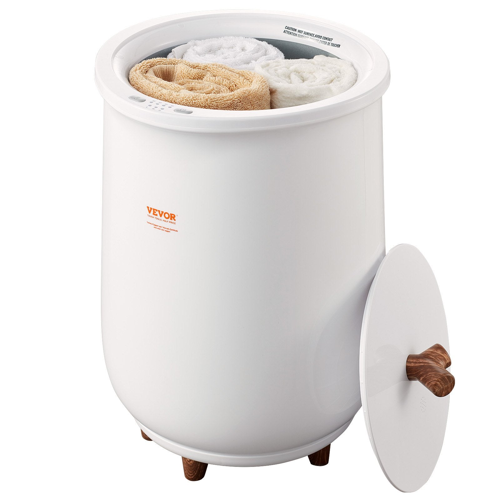 Towel Warmer Bucket, 20L Large Towel Warmer for Bathroom, Auto Shut Off Towel Heater with 4-Level Timer Fits V952-MJJRTBS20LZSPPM89V3