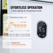 25L Towel Warmer Bucket with LED Screen Bottom Heating Columns Timer White V952-MJJRTBS25LLEJ4BY2V3
