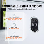 35L Large Towel Warmer Bucket with LED Screen Drying Fuction & Timer White V952-MJJRTBS35LLE62PLTV3
