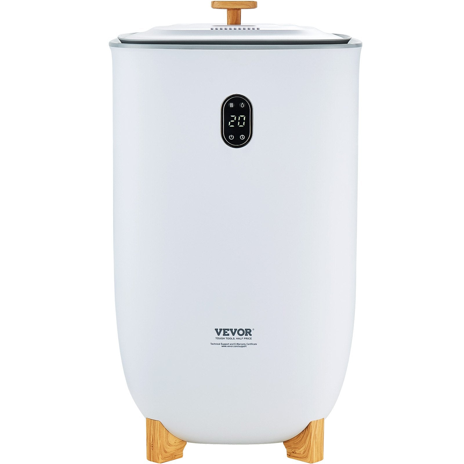 35L Large Towel Warmer Bucket with LED Screen Drying Fuction & Timer White V952-MJJRTBS35LLE62PLTV3