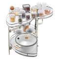 Swing Left Blind Corner Cabinet, Pull Out Organizer for 36 inch Width Blind Cabinet, 2 Tier Height Adjustable V952-MJSNHSPZKDGG5DPG9V0