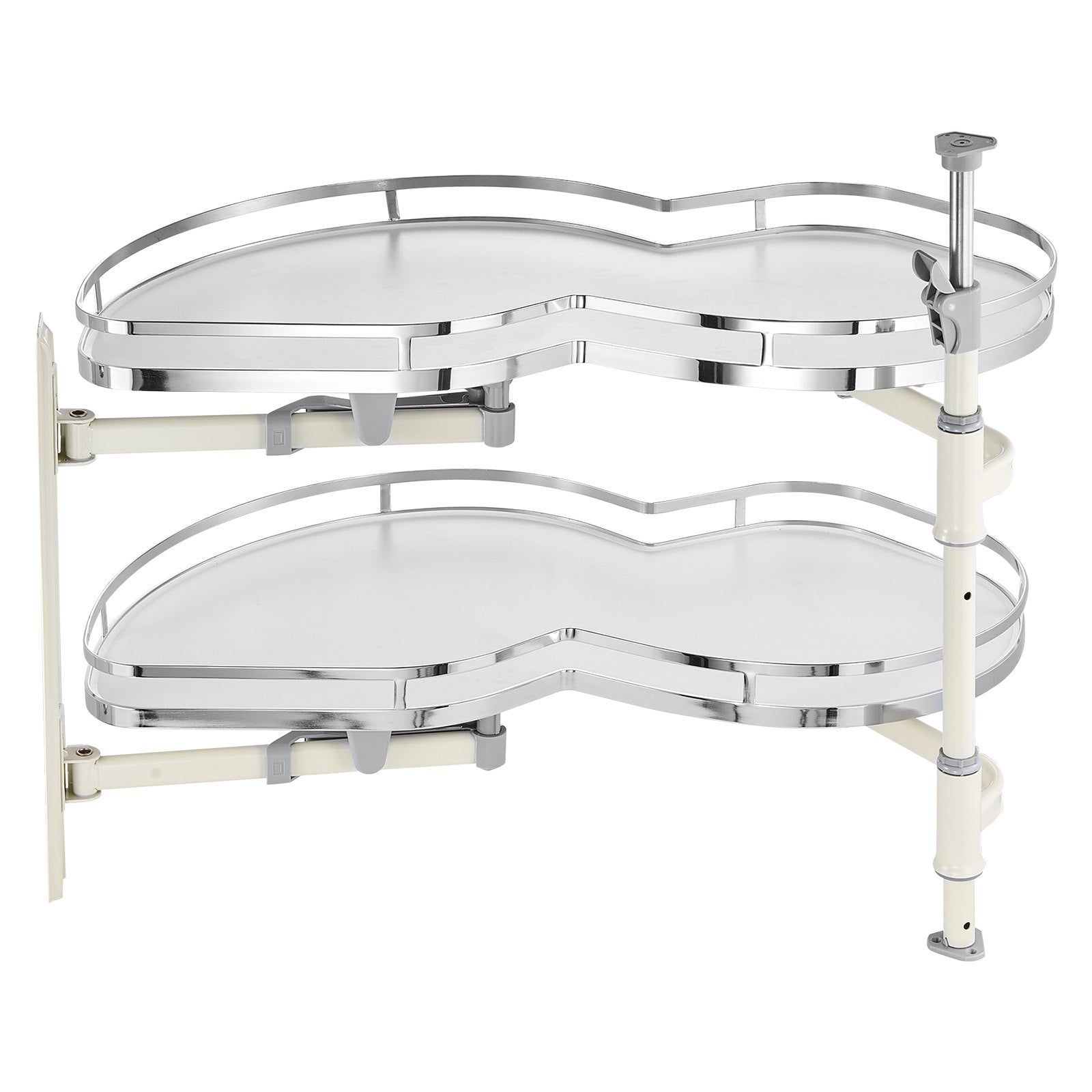 Swing Left Blind Corner Cabinet, Pull Out Organizer for 36 inch Width Blind Cabinet, 2 Tier Height Adjustable V952-MJSNHSPZKDGG5DPG9V0