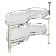 Swing Left Blind Corner Cabinet, Pull Out Organizer for 36 inch Width Blind Cabinet, 2 Tier Height Adjustable V952-MJSNHSPZKDGG5DPG9V0