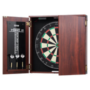 Dartboard and Cabinet Set Official Size Complete Accessory Steel Tip Dart V952-MJTZZXBSKJLEY5IZIV9