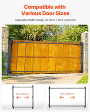 Gate Building Kit, Fits 152.4 to 243.8 cm Wide Openings, Up from 182.9 to 213.4 cm High Fence, Adjustable V952-MKZJ6096W65H4ZBXWV0