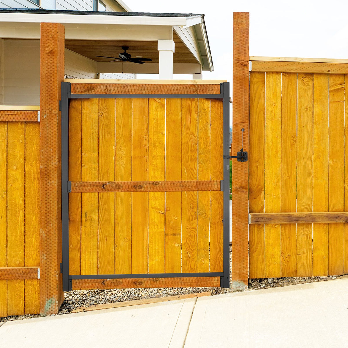 Gate Building Kit, Fits 152.4 to 243.8 cm Wide Openings, Up from 182.9 to 213.4 cm High Fence, Adjustable V952-MKZJ6096W65H4ZBXWV0