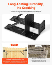 Gate Corner Brace Bracket, Anti Sag Gate Frame Hardware Kit, Gate Frame Brace Bracket with Latch Lock, Latch V952-MKZJXXKTZX1J7PBVNV0