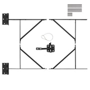 Gate Corner Brace Bracket, Anti Sag Gate Frame Hardware Kit, Gate Frame Brace Bracket with Latch Lock, Latch V952-MKZJXXKTZX1J7PBVNV0