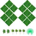Artificial Boxwood Panels, 14 PCS50.8x50.8cmBoxwood Hedge Wall Panels, PE Artificial Grass Backdrop Wall 4 cm V952-ML202014PC400CM1WV0