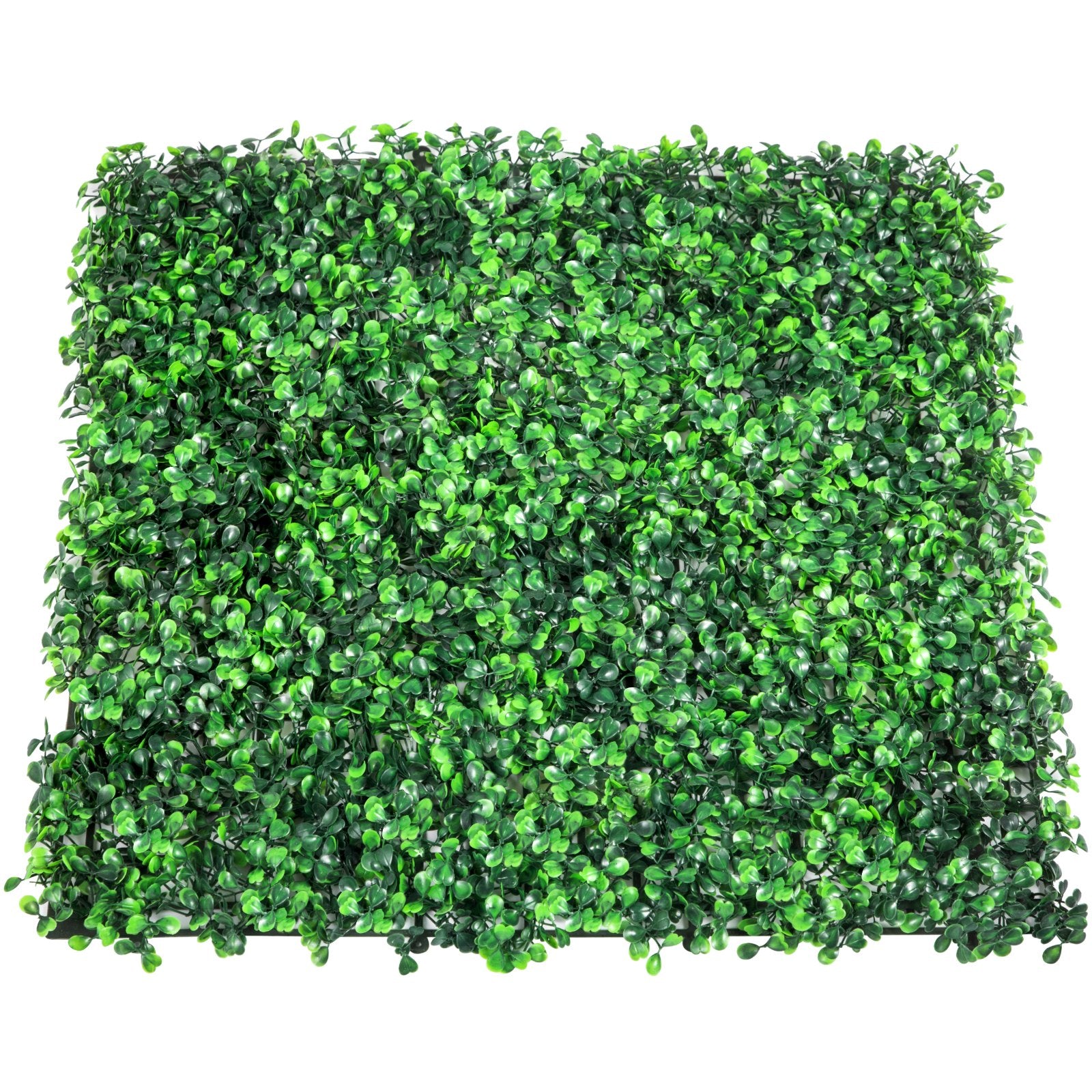 Artificial Boxwood Panel UV 12pcs Boxwood Hedge Wall Panels Artificial Grass Backdrop Wall 20X20" 4cm Green V952-MLCZWQ12PC20X2001V0