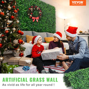 Artificial Boxwood Panel UV 12pcs Boxwood Hedge Wall Panels Artificial Grass Backdrop Wall 20X20" 4cm Green V952-MLCZWQ12PC20X2001V0