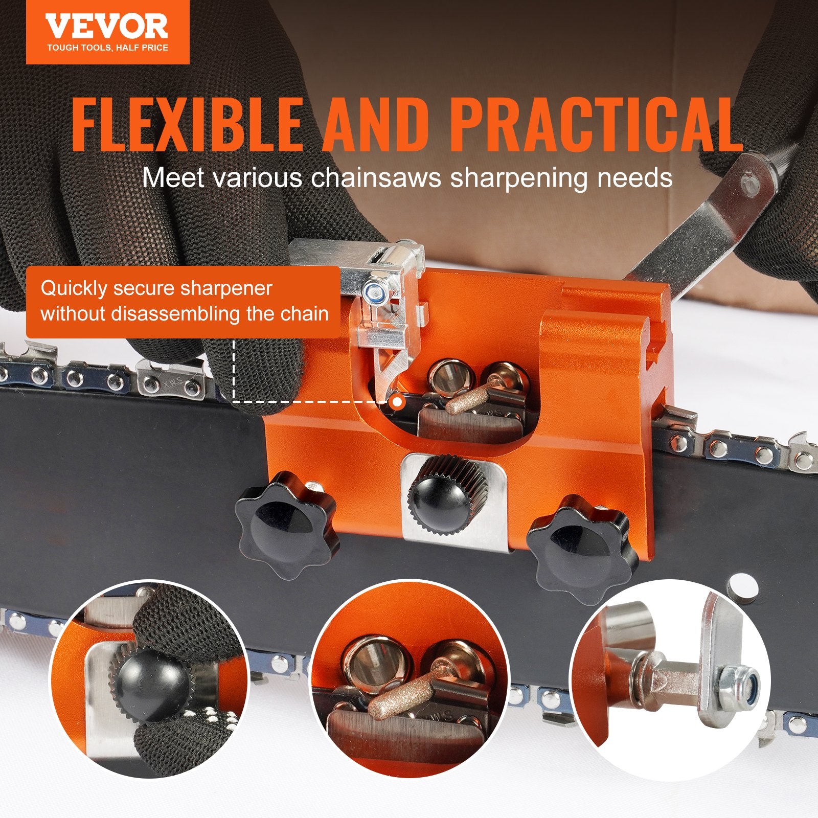 Chainsaw Sharpener Hand Crank Chainsaw Chain Sharpener for 4-22" Chain Saw V952-MLJSDJJSG446IA68LV0