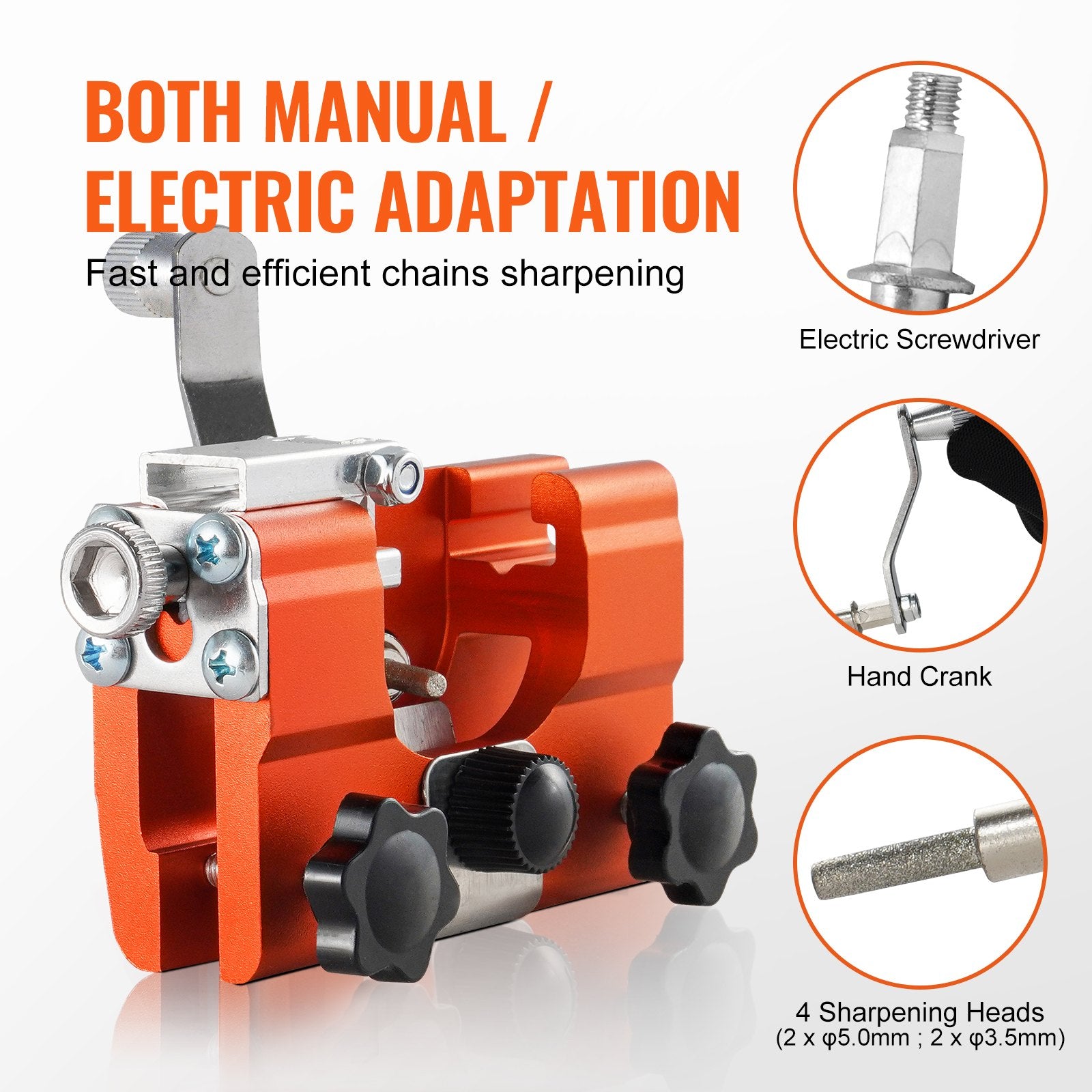 Chainsaw Sharpener Hand Crank Chainsaw Chain Sharpener for 4-22" Chain Saw V952-MLJSDJJSG446IA68LV0