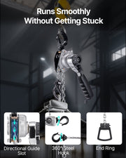 Manual Lever Chain Hoist, 1/2T 500KG Capacity Heavy Duty Come Along, 6M Lift G80 Alloy Steel Chain With Dual V952-MNKSBHLHL12T4FWVW001V0