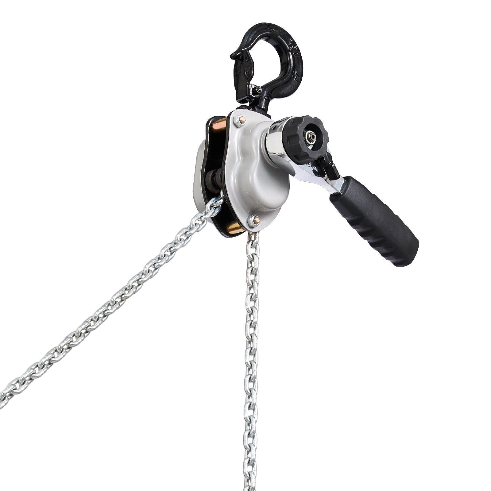 Manual Lever Chain Hoist, 1/4T 250KG Capacity Heavy Duty Come Along, 1.5M Lift G80 Alloy Steel Chain With V952-MNKSBHLHL14T5QFC1001V0