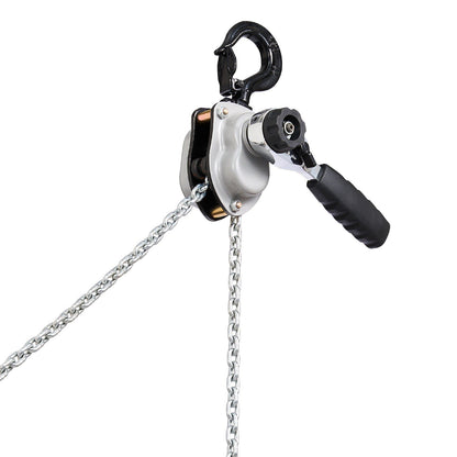 Manual Lever Chain Hoist, 1/4T 250KG Capacity Heavy Duty Come Along, 1.5M Lift G80 Alloy Steel Chain With V952-MNKSBHLHL14T5QFC1001V0