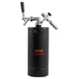 Beer Growler Tap System, 4L Mini Keg, 304 Stainless Steel Pressurized Beer Growler, Keg Growler with Pressure V952-MNPJTHSY128OZBCJQV0
