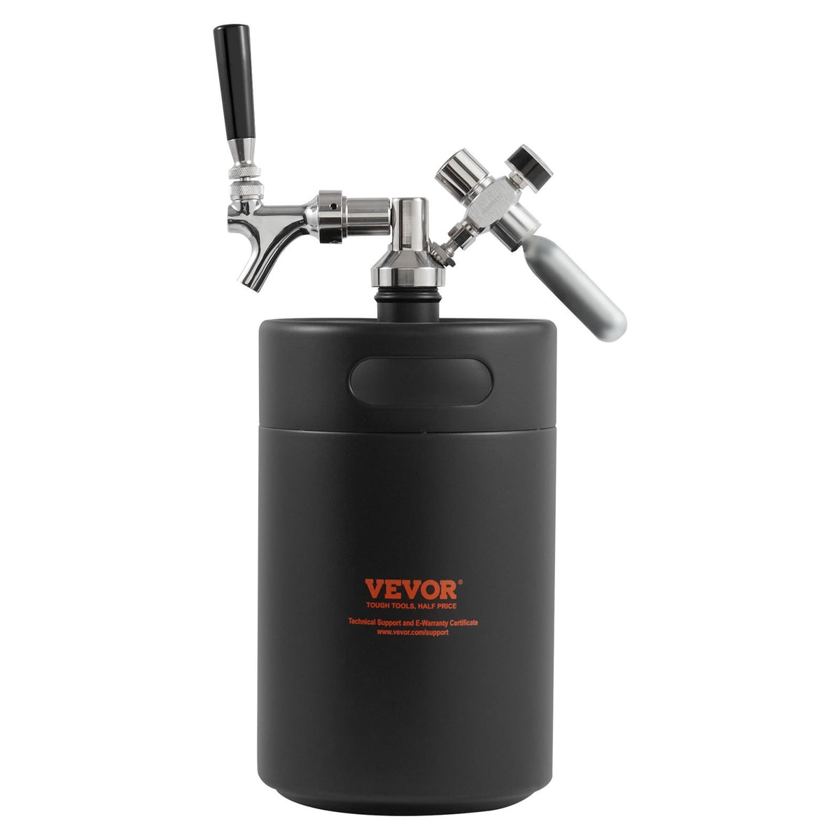 Beer Growler Tap System, 5L Mini Keg, 304 Stainless Steel Pressurized Beer Growler, Keg Growler with Pressure V952-MNPJTHSY170OZOM8VV0