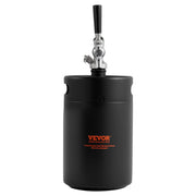 Beer Growler Tap System, 5L Mini Keg, 304 Stainless Steel Pressurized Beer Growler, Keg Growler with Pressure V952-MNPJTHSY170OZOM8VV0