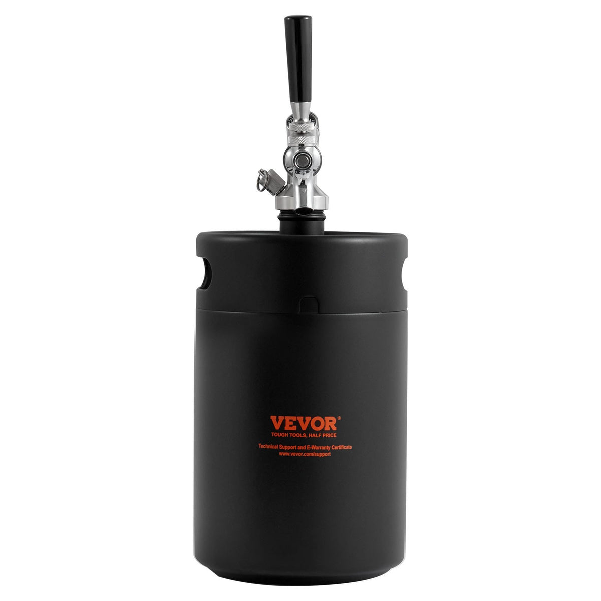 Beer Growler Tap System, 5L Mini Keg, 304 Stainless Steel Pressurized Beer Growler, Keg Growler with Pressure V952-MNPJTHSY170OZOM8VV0