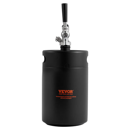 Beer Growler Tap System, 5L Mini Keg, 304 Stainless Steel Pressurized Beer Growler, Keg Growler with Pressure V952-MNPJTHSY170OZOM8VV0