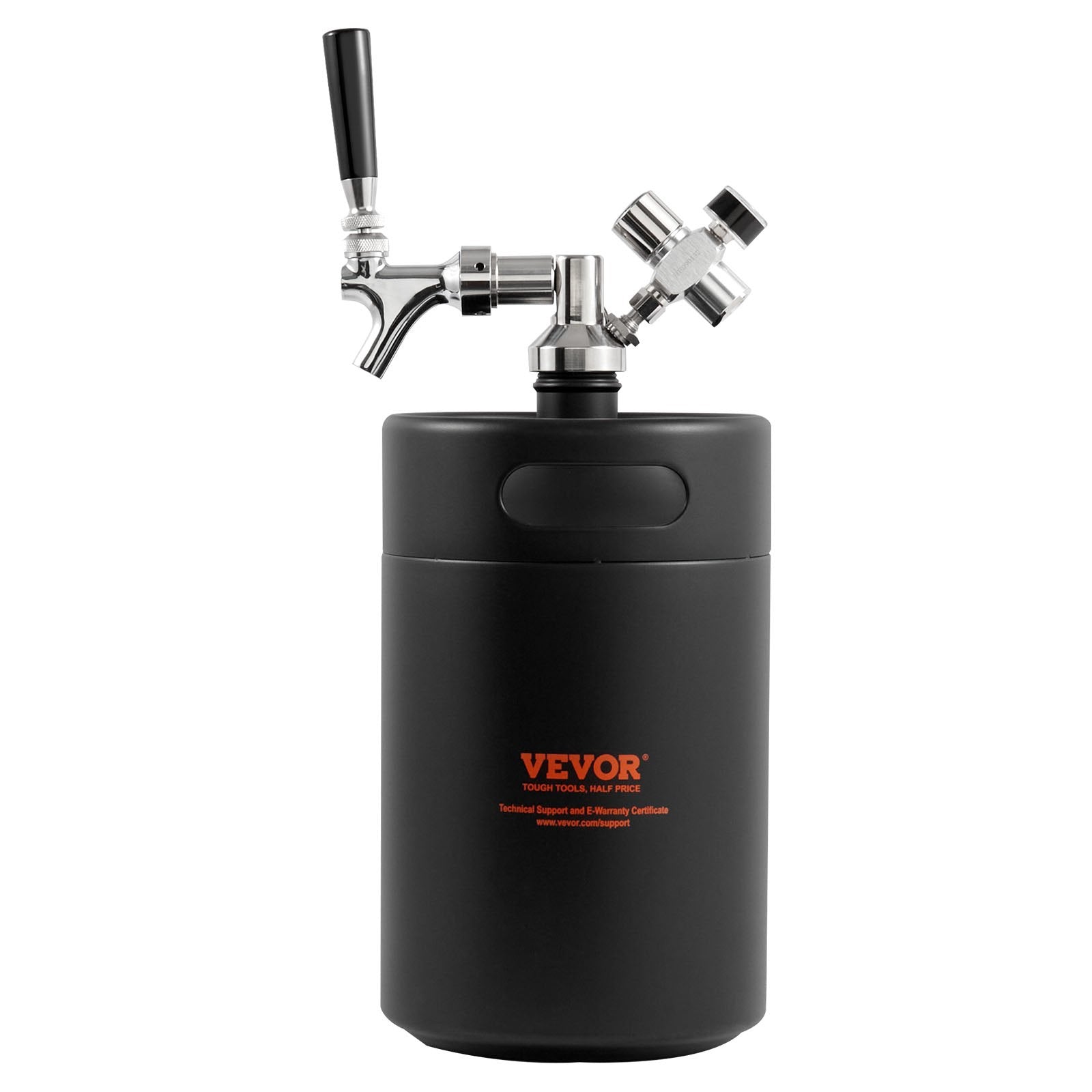 Beer Growler Tap System, 5L Mini Keg, 304 Stainless Steel Pressurized Beer Growler, Keg Growler with Pressure V952-MNPJTHSY170OZOM8VV0