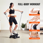 Stair Stepper for Exercise at Home Mini Twist Stepper Resistance Band V952-MNTBJWSBBSNZ7GEQMV9