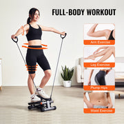Stair Stepper for Exercise at Home Mini Stepper with Resistance Band V952-MNTBJWSBBSSXXRAYZV9