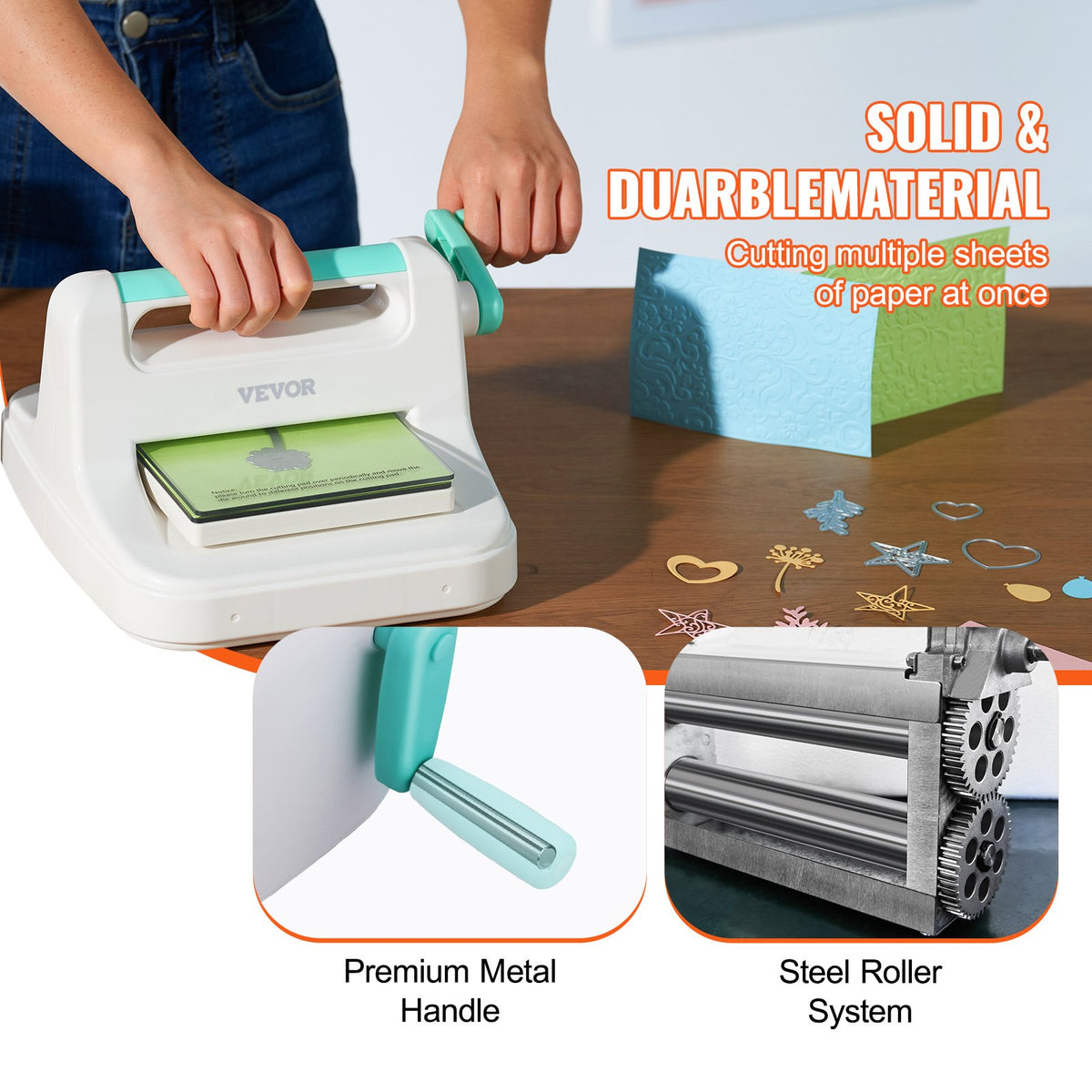 Manual Die Cutting Embossing Machine 6" Opening For Art Craft Scrapbooking V952-MQJSD6FTS94NQZ89KV0