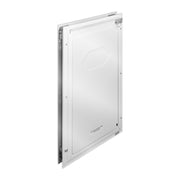 Pet Door, 33.7 x 50.9 cm Aluminum Frame with Lock and Flap System, Weatherproof Doggy Door, Easy to Install V952-MSCWMLMLHJ1PCF80QV0