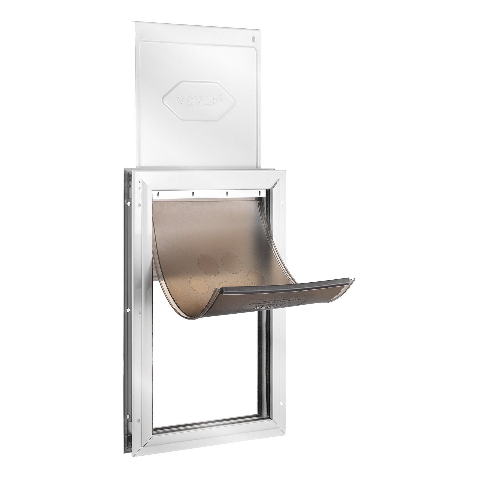 Pet Door, 21 x 30.3 cm Aluminum Frame with Lock and Flap System, Weatherproof Doggy Door, Easy to Install in V952-MSCWMSMLHJ1PTQA4NV0