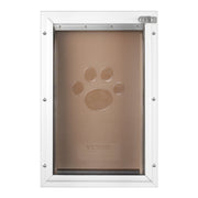 Pet Door, 21 x 30.3 cm Aluminum Frame with Lock and Flap System, Weatherproof Doggy Door, Easy to Install in V952-MSCWMSMLHJ1PTQA4NV0