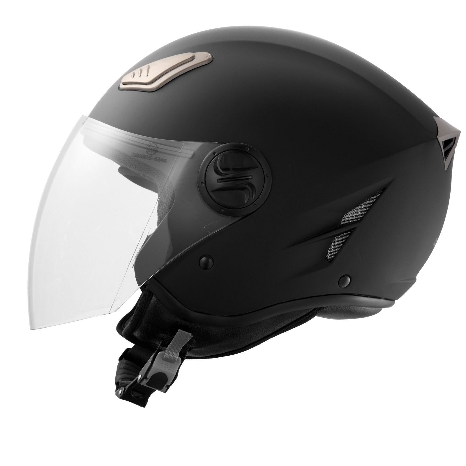 3/4-Face Motorcycle Helmet Motocross Helmet with Bluetooth Communication V952-MTC34KOZBLMHWFVY2V0