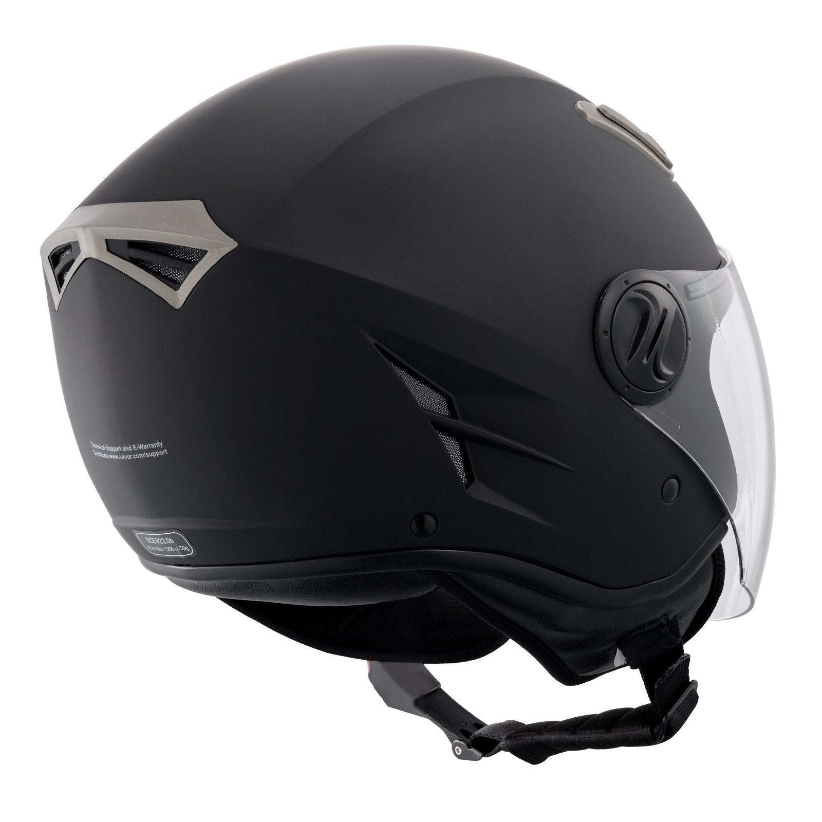 3/4-Face Motorcycle Helmet Motocross Helmet with Bluetooth Communication V952-MTC34KOZBLMHWFVY2V0