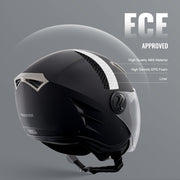 3/4-Face Motorcycle Helmet Motocross Helmet with Bluetooth Communication V952-MTC34KOZBMMHSGXVFV0