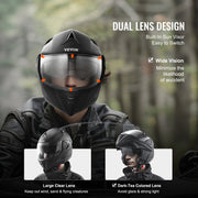Unmasked Motorcycle Helmet Motocross Helmet with Bluetooth Communication V952-MTCJMKOZBSMHO4CK7V0