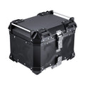 Motorcycle Top Case, Universal Aluminum Alloy Motorbike Tail Box with Leather Lining, 45L Waterproof V952-MTCJSDXHS45LZ7FXBV0