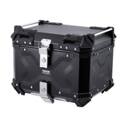 Motorcycle Top Case, Universal Aluminum Alloy Motorbike Tail Box with Leather Lining, 45L Waterproof V952-MTCJSDXHS45LZ7FXBV0