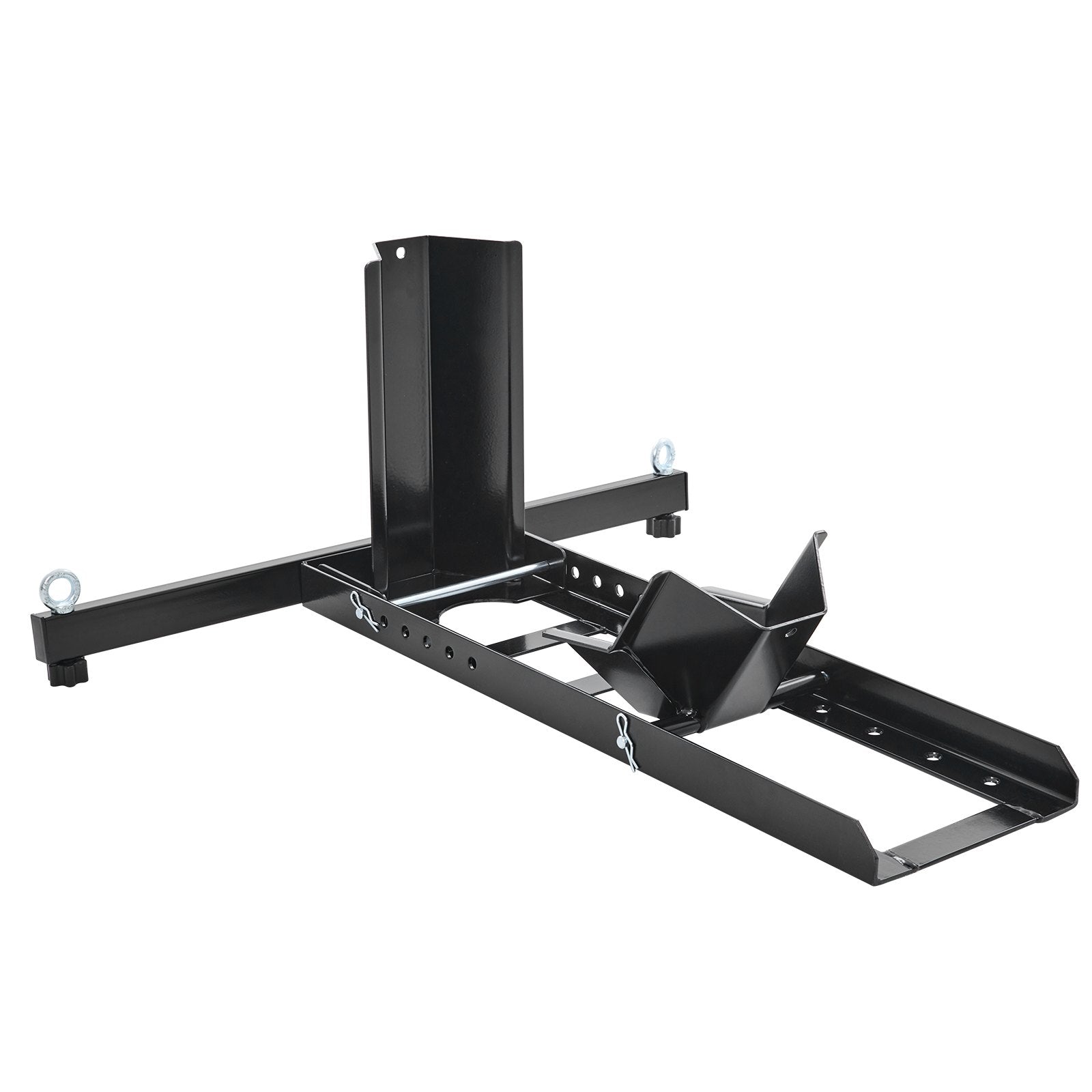 Motorcycle Wheel Chock Upright, 816.5 kg Capacity, Heavy-duty Steel Motorcycle Front Wheel Stand with 6 V952-MTCLDLZSKDHS2OLR1V0