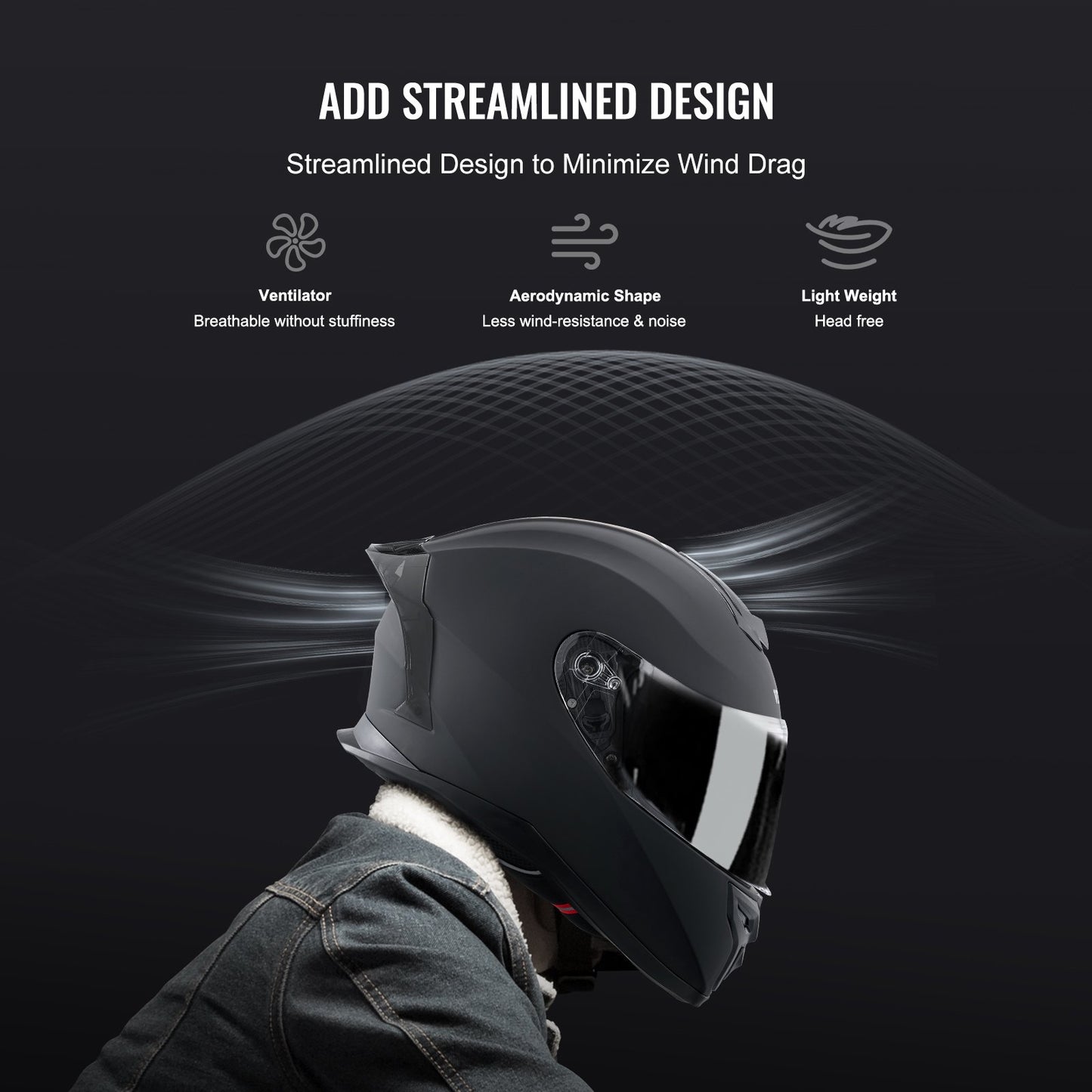 Full Face Motorcycle Helmet Motocross Helmet with Bluetooth Slot V952-MTCQKOZBLMHSAXLYJV0