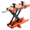 Motorcycle Lift Scissor Jack Stand 1100 Lb with Saddle ATV Lift Dirt Bike V952-MTCSJJCSB1100PWQ4V0