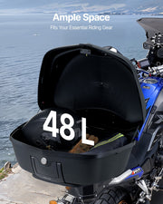 48L Motorcycle Top Case Universal Motorbike Tail with Reflective Panel V952-MTCSLDXHS48LAPAJ7V0