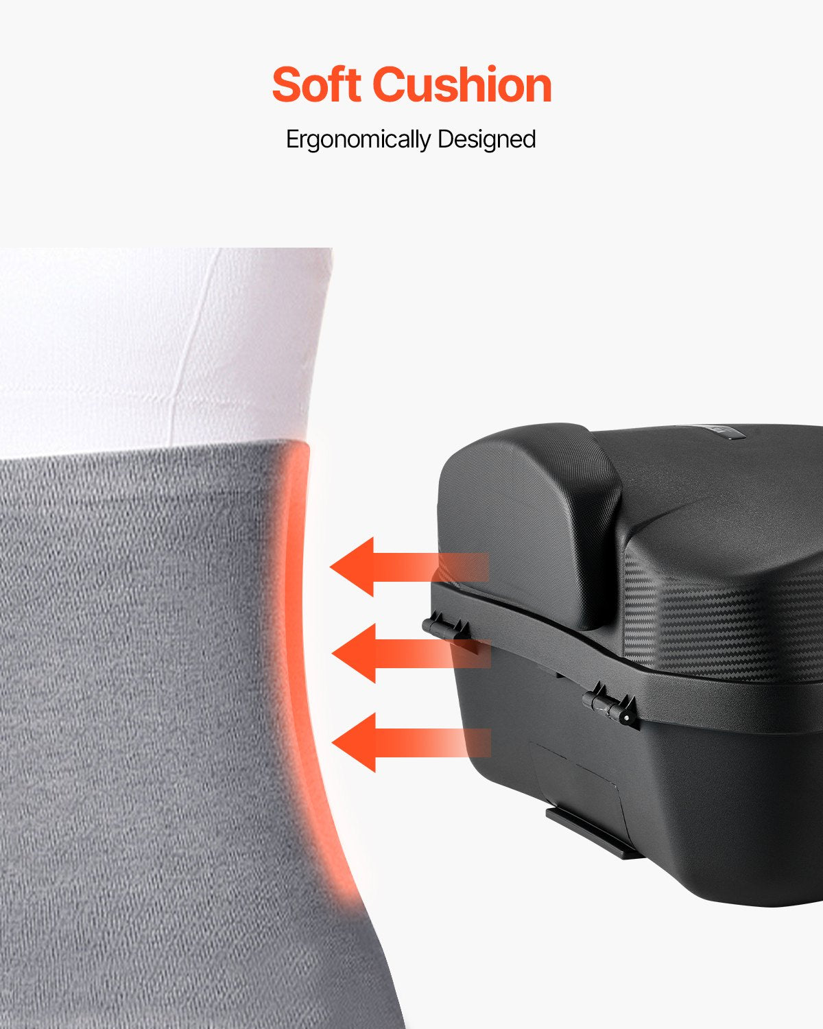 48L Motorcycle Top Case Universal Motorbike Tail with Reflective Panel V952-MTCSLDXHS48LAPAJ7V0