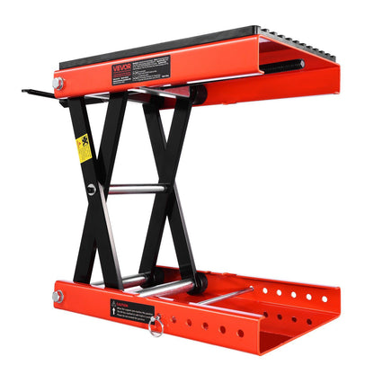 Motorcycle Lift, 1200lbs Weight Capacity, Wide Deck Motorcycle Scissor Jack, 4.1-15 in Height Range, Heavy V952-MTCXXSJJSGS1M2MZBV0