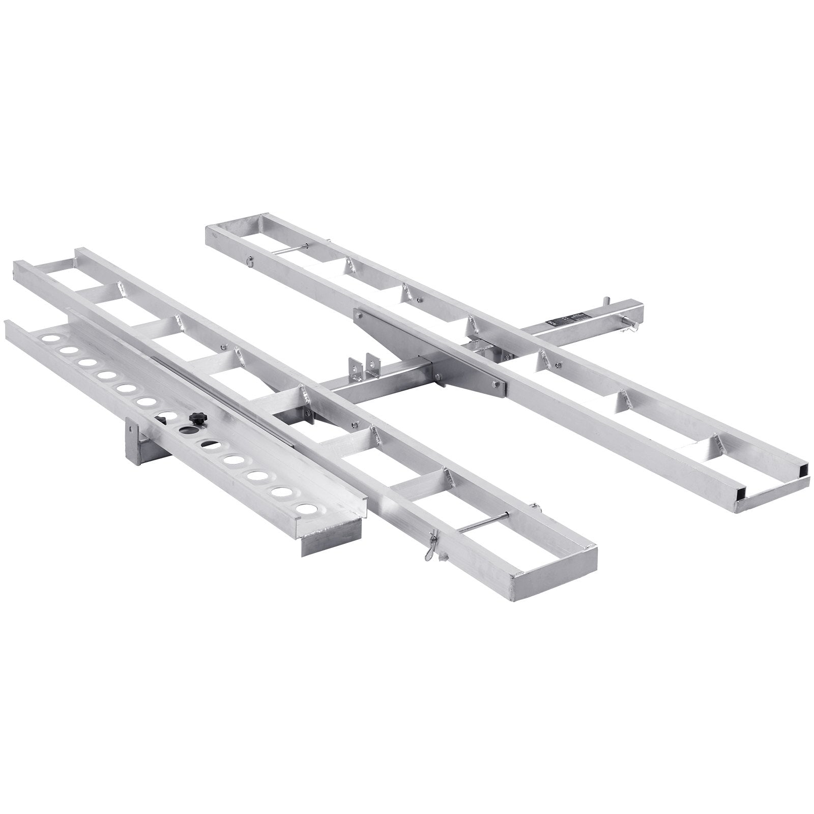 Motorcycle Carrier, 2-Bike 272.15KGS Aluminum Motorcycle Carrier Hitch Mount, Loading Ramp, Scooter Dirt Bike V952-MTCYSJLZ600BGLI5EV0